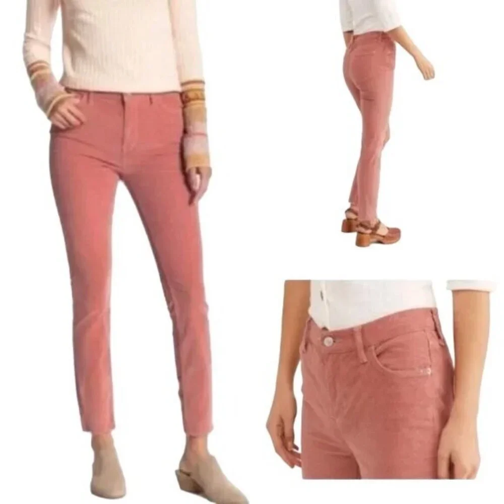 Free People Modern Mauve Corduroy Pants